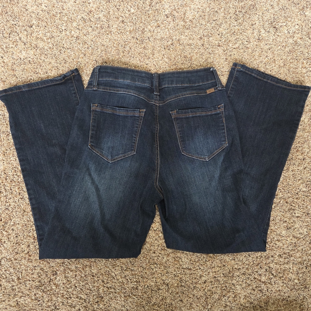 1822 Denim Women's Dark Indigo Flare Jeans